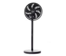 Ventilador de Pie con 3 Velocidades Negro