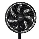 Ventilador de Pie con 3 Velocidades Negro