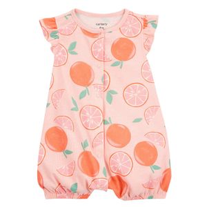 Mameluco sin Mangas con Estampado de Naranjas para Niña - Varias Tallas