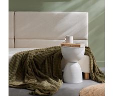 Throw Damier Verde Olivo