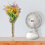 Ventilador de Pedestal para Mesa Blanco