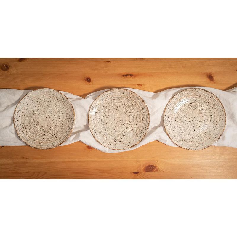 Plato para Cena Granito Blanco