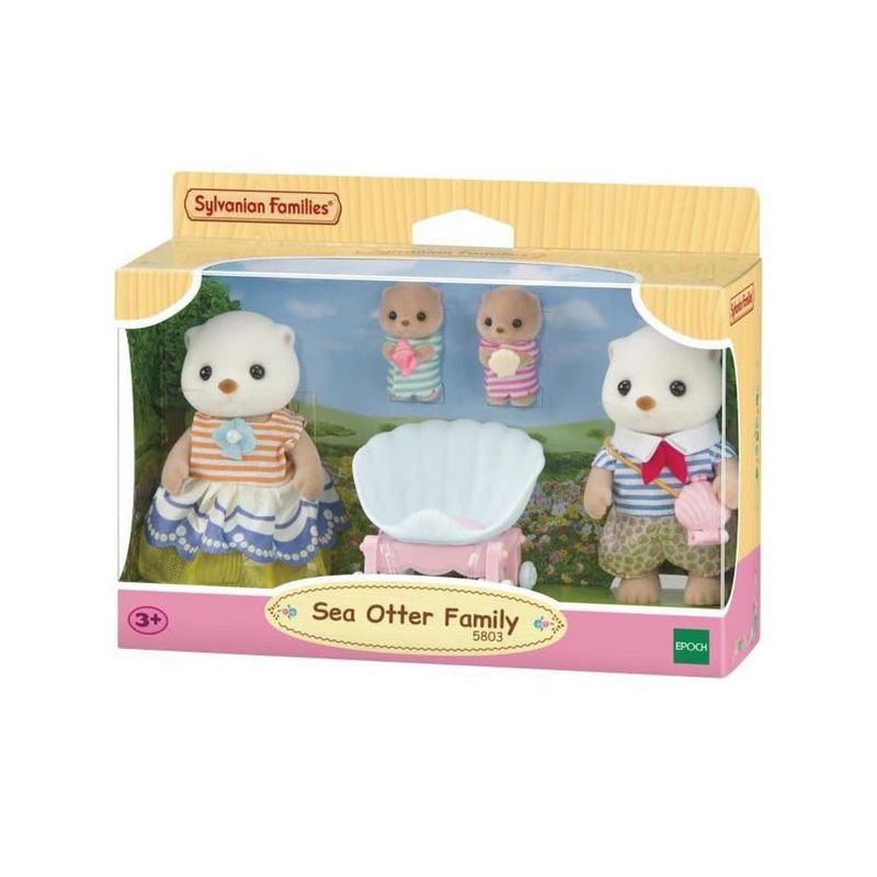 Familia Nutria Marina de Sylvanian Families