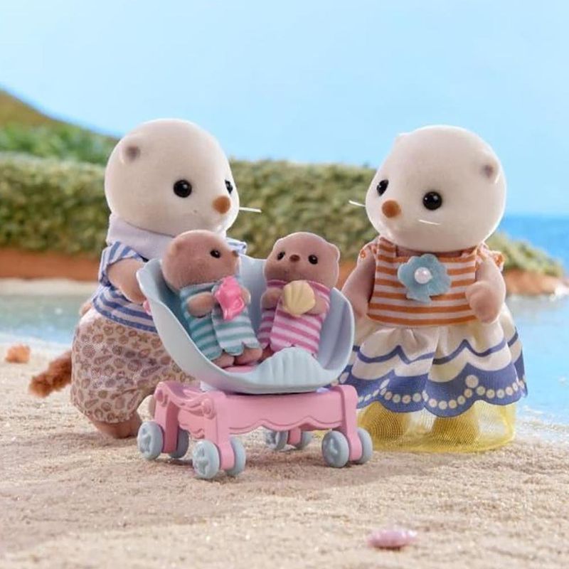 Familia Nutria Marina de Sylvanian Families