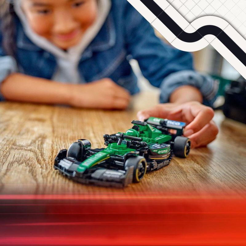 LEGO Speed Champions Aston Martin Aramco Cognizant AMR24 F1 Race Car