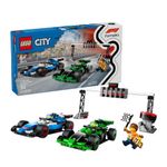 LEGO City Parrilla de F1 VCARB y Sauber