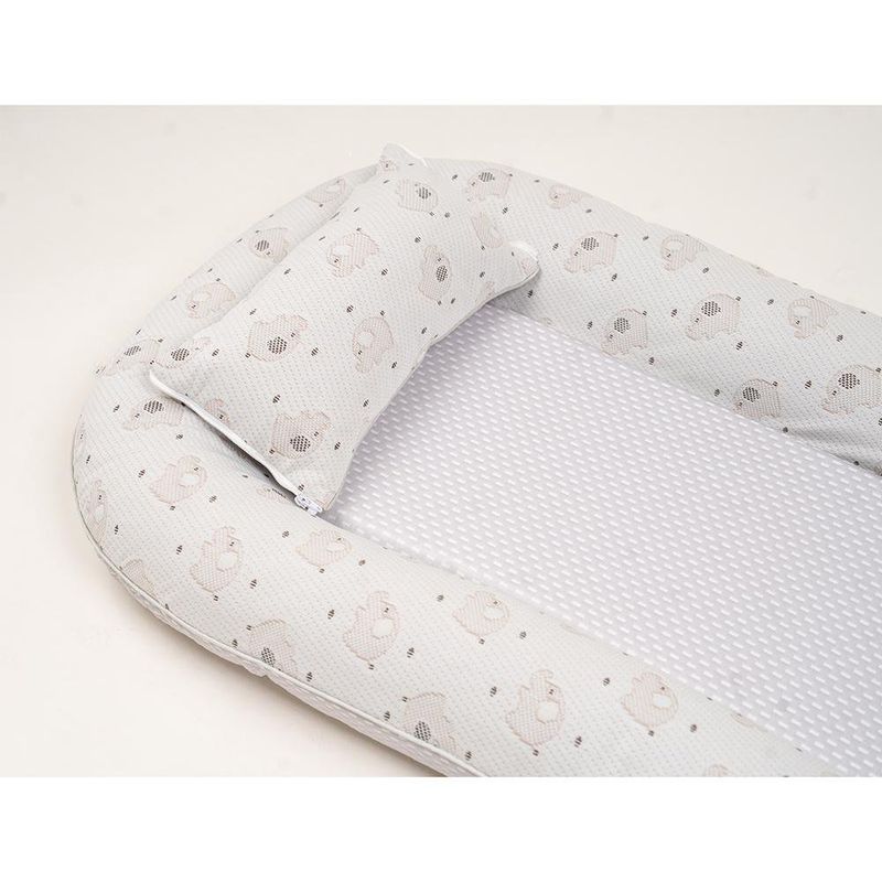 Moisés de Tela Impermeable Diseño Elefantes