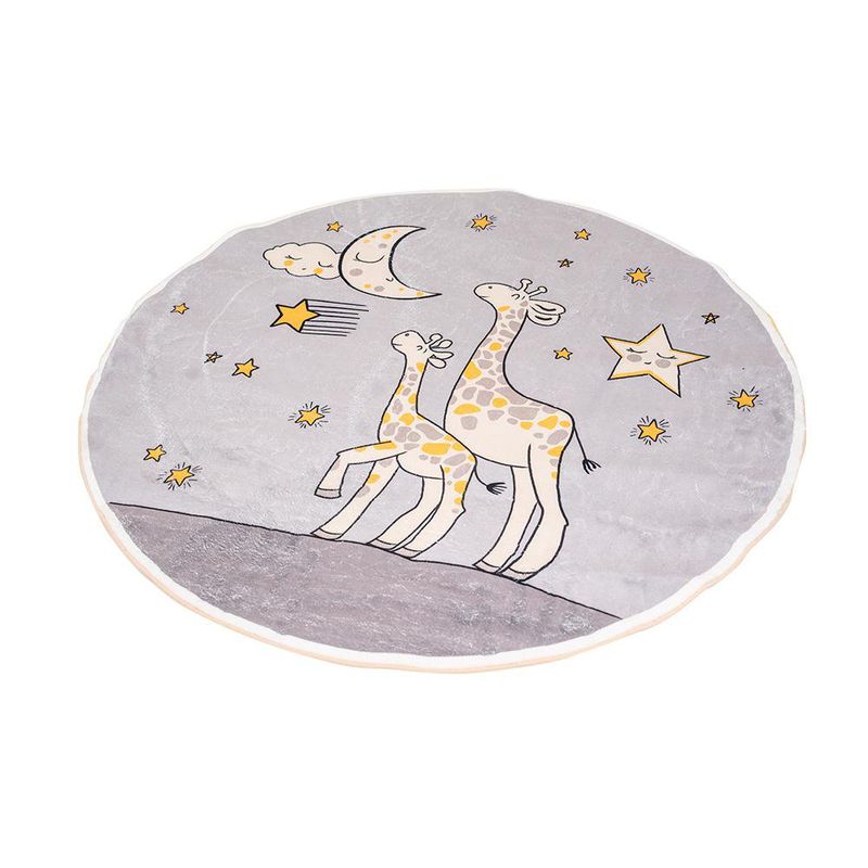 Alfombra Decorativa Circular Jirafa