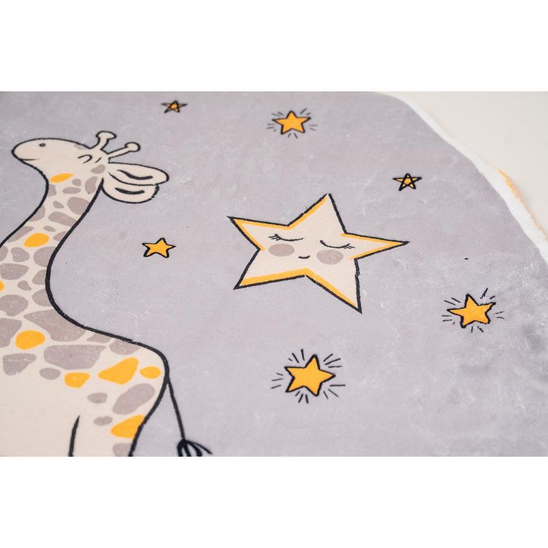Alfombra Decorativa Circular Jirafa