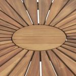 Mesa Redonda Atlas de Madera de Acacia