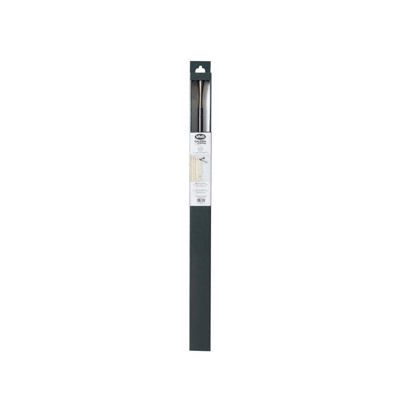 Galería de Metal Extensible para Cortina 60-120 Cm Silver