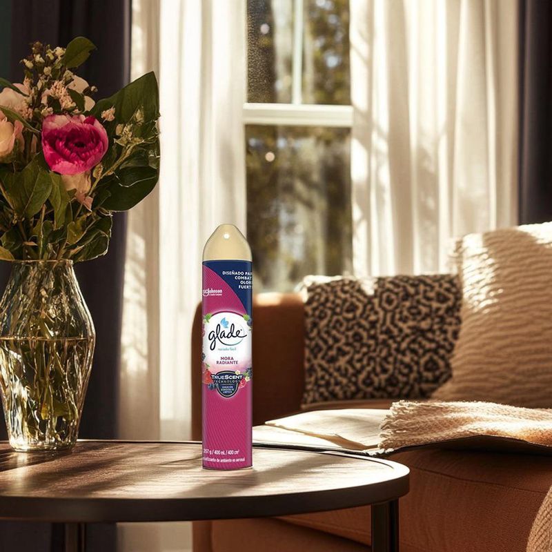 Aromatizante Ambiental en Aerosol Aroma Mora Radiante 400 Ml