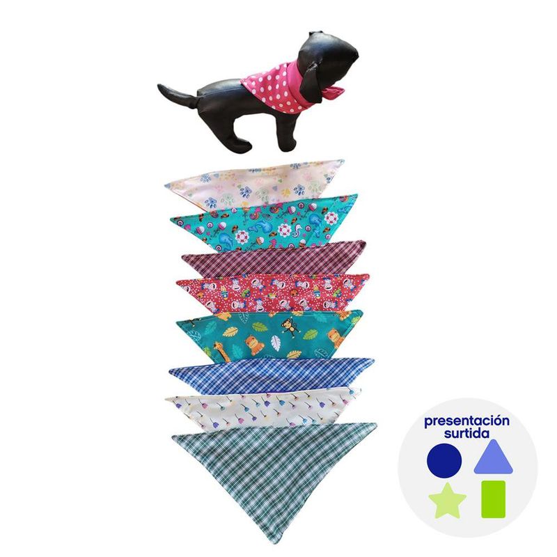Bandana para Mascotas Diseños Surtidos