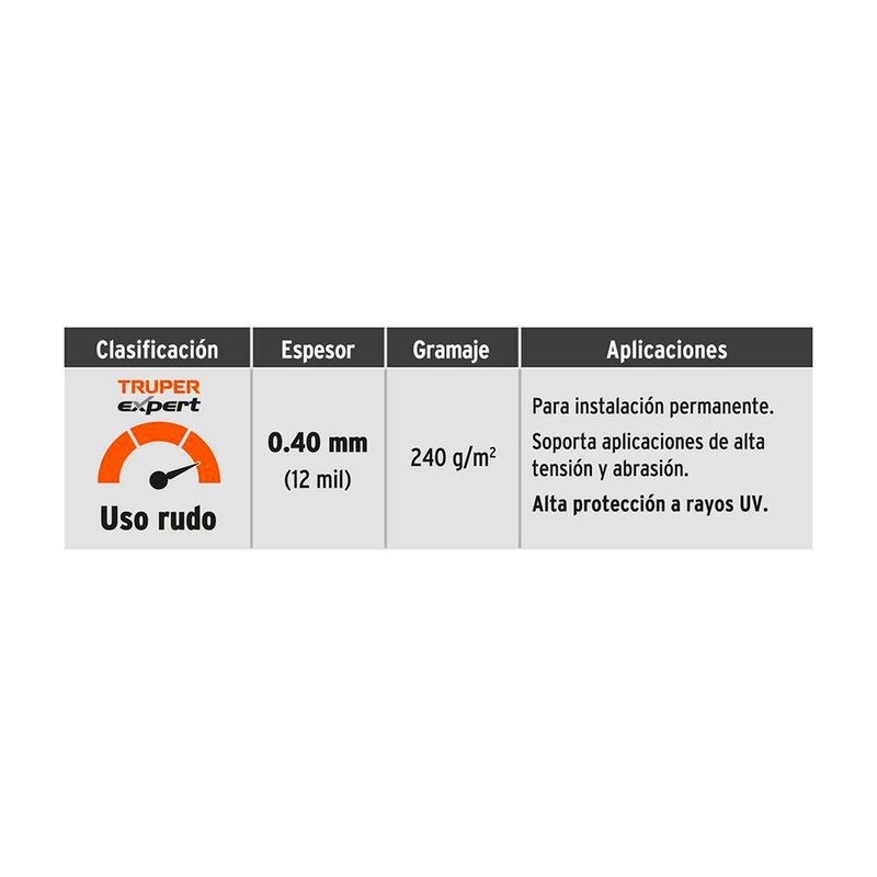 Lona Verde de Polietileno Impermeable y Resistente al Sol 6 X 9 M