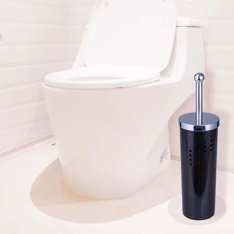 Porta-Cepillos-de-Baño-Negro-y-Cromo