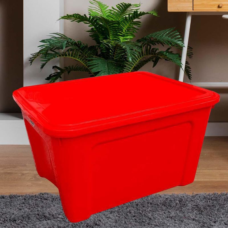 Caja Organizadora Ultra Box Roja con Tapa