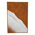 Cuadro Decorativo Abstracto con Relieve Tonos Tierra