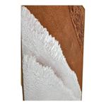 Cuadro Decorativo Abstracto con Relieve Tonos Tierra