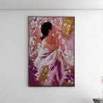 Cuadro Retrato Mujer 80x120 cm