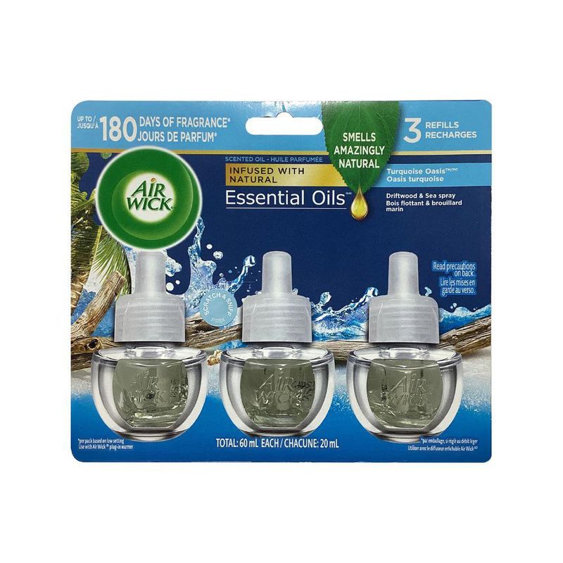 Repuesto de Aceite Perfumado Turquoise Oasis 3 Pzas