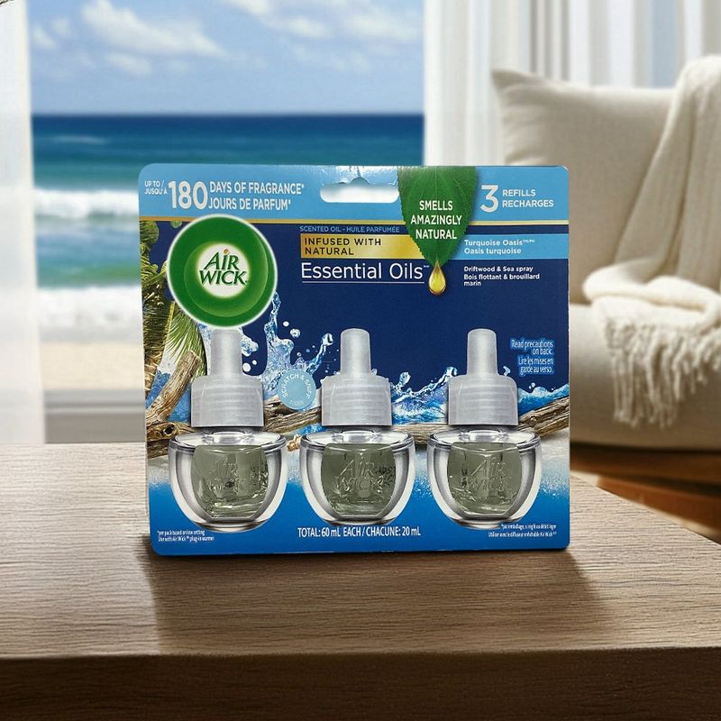 Repuesto de Aceite Perfumado Turquoise Oasis 3 Pzas