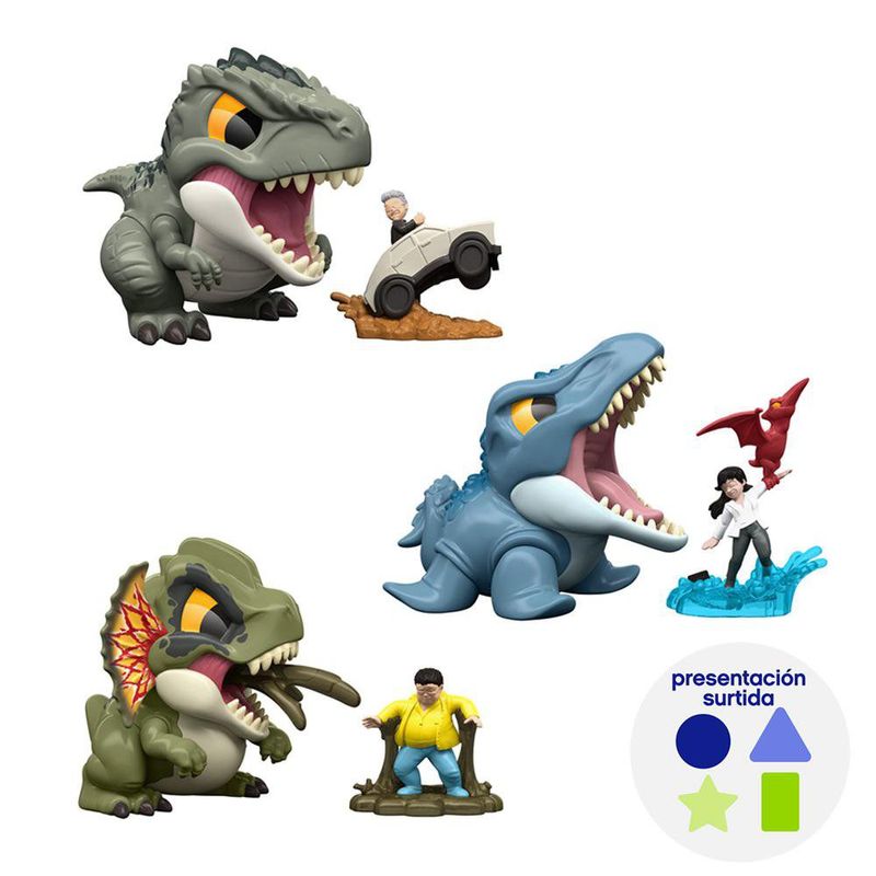 Figura Jurassic World Bite Club Coleccionable Diseños Surtidos