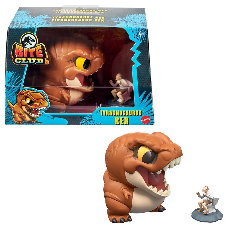 Figura Jurassic World Bite Club Coleccionable Diseños Surtidos