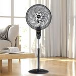 Ventilador de Pedestal Negro 140 W