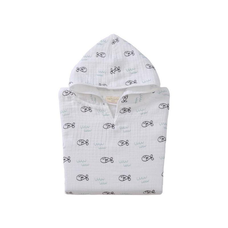 Toalla Tipo Poncho con Diseño de Caballitos