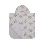Toalla Tipo Poncho con Diseño de Caballitos