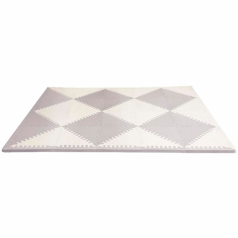 Tapete de Espuma Playspot Geo Gris y Blanco