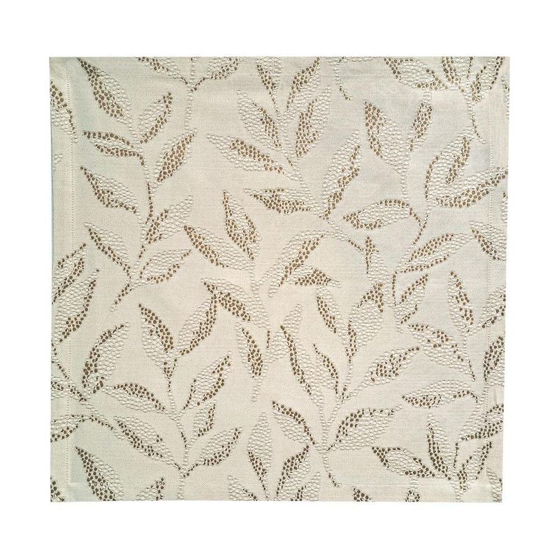 Servilleta Tela Branches 50X50 Cm Diseño Hojas Beige