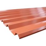 Lámina Galvanizada I-101 Roja Calibre 26 Espesor 0.40 Mm 12 Pies