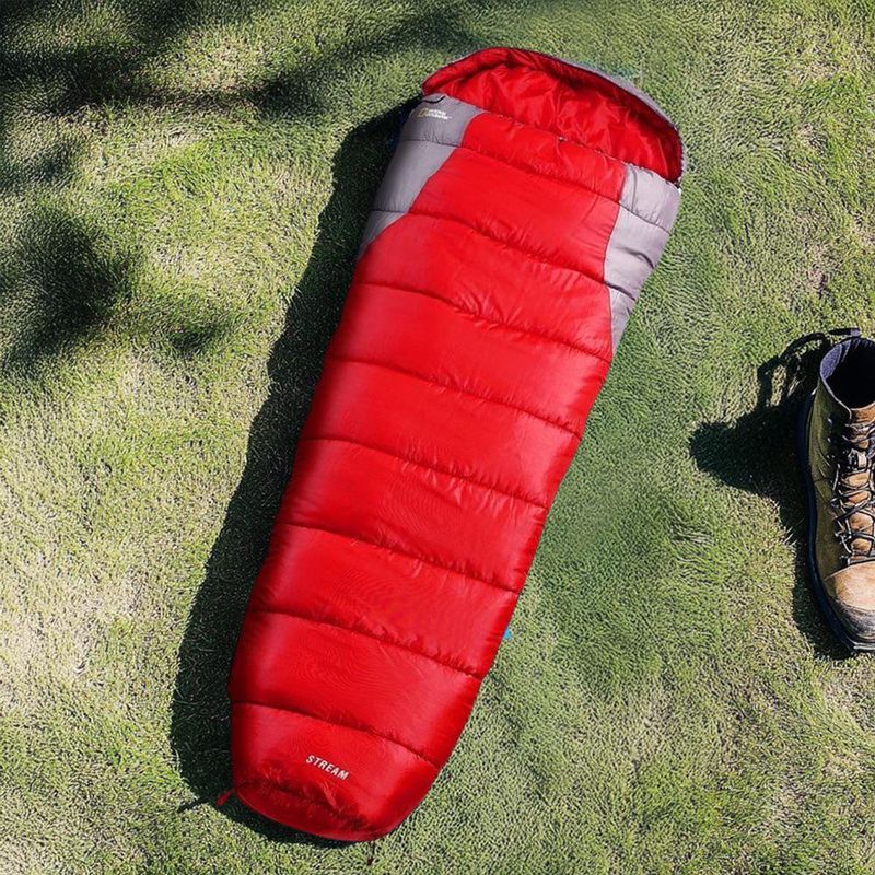 Sleeping Bag Rojo Stream para Climas Fríos y Camping
