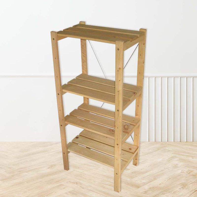 Estantería Viena de Madera 4 Repisas