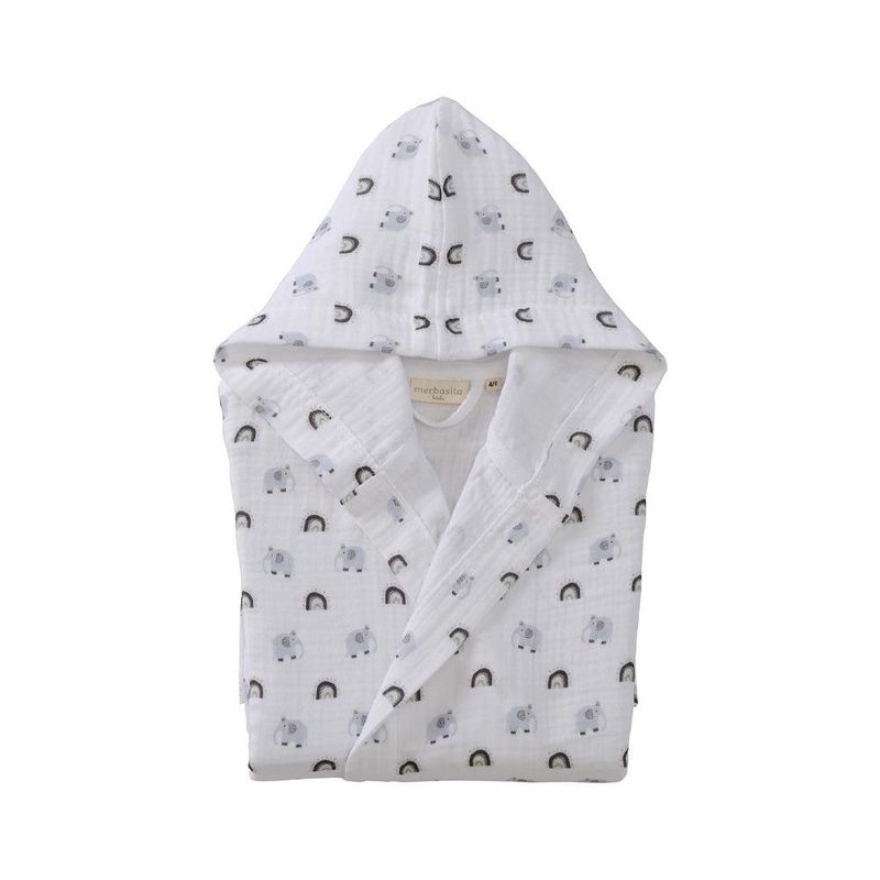 Bata-de-Baño-Infantil-con-Capucha-Conejos-4-6-Años