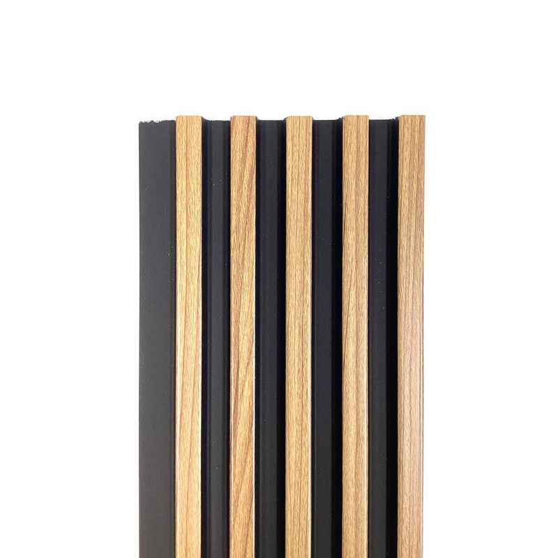 Panel Decorativo Imitación Madera y Negro 0.16 x 2.9 M