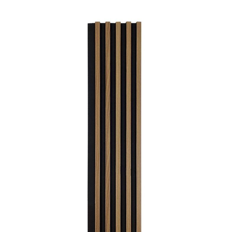 Panel Decorativo Imitación Madera y Negro 0.16 x 2.9 M