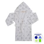 Bata de Baño Infantil con Capucha Conejos 2-4 Años