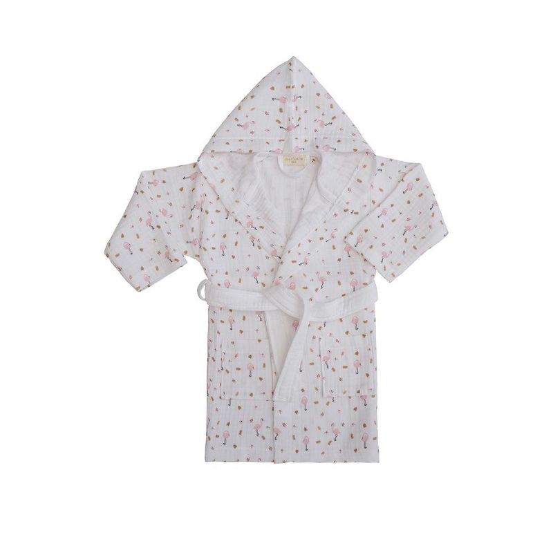 Bata de Baño Infantil con Capucha Conejos 2-4 Años