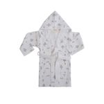 Bata de Baño Infantil con Capucha Conejos 2-4 Años