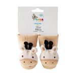 Set de Calcetas para Bebé con Diseño Animal Beige 6-12 Meses