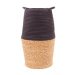 Canasta Decorativa Deco Fusian Cinnamon con Asa 24x30x50 Cm