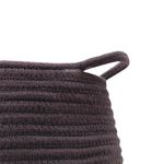 Canasta Decorativa Deco Fusian Cinnamon con Asa 24x30x50 Cm