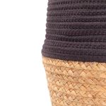 Canasta Decorativa Deco Fusian Cinnamon con Asa 24x30x50 Cm