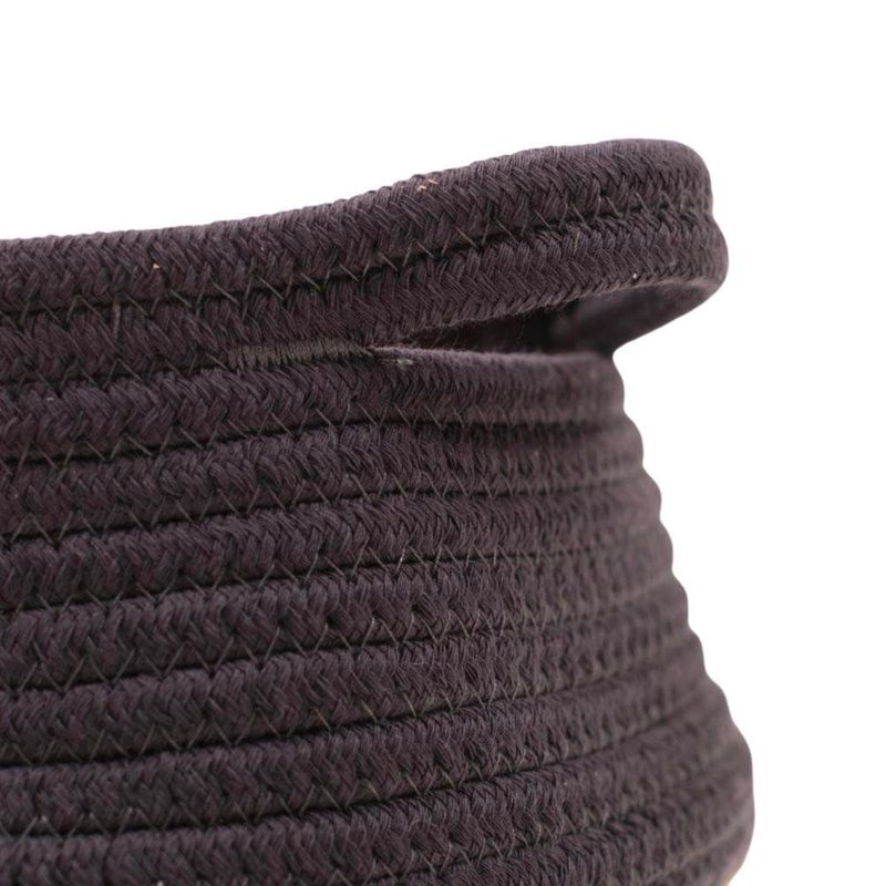 Canasta Decorativa Deco Fusain con Asa Cinnamon 27 x 23 Cm