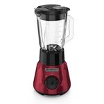 Licuadora Tricuadora 2 Velocidades Acero Inoxidable Roja 1.5 L