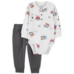 Pijama Entera Estampado Construcción - Varias Tallas