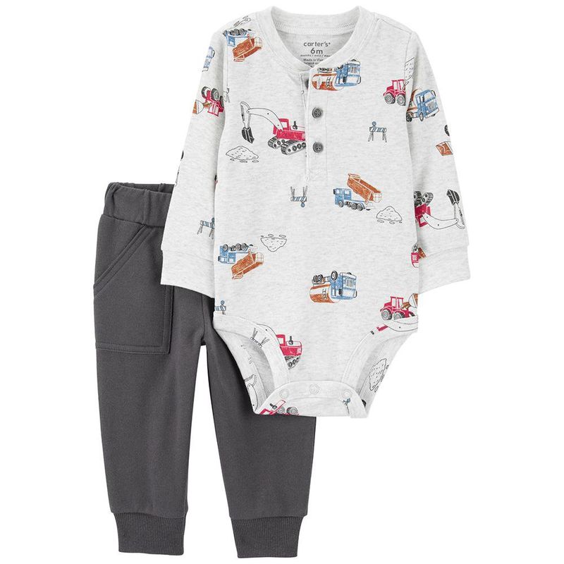 Pijama Entera Estampado Construcción - Varias Tallas