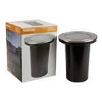 Lámpara de Piso para Exterior Negra IP65